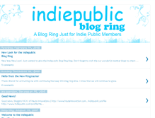 Tablet Screenshot of indiepublicblogring.blogspot.com