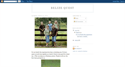 Desktop Screenshot of belizequest.blogspot.com