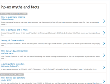 Tablet Screenshot of myhpux.blogspot.com