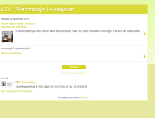 Tablet Screenshot of goplantzoentje1.blogspot.com