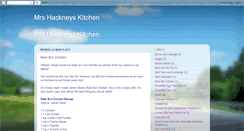 Desktop Screenshot of mrshackneyskitchen.blogspot.com