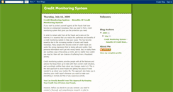 Desktop Screenshot of creditmonitoringsystem.blogspot.com