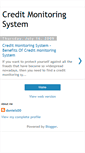 Mobile Screenshot of creditmonitoringsystem.blogspot.com