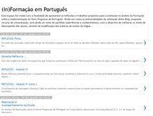 Tablet Screenshot of formacaoportugues.blogspot.com