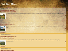 Tablet Screenshot of civilwarhikes.blogspot.com