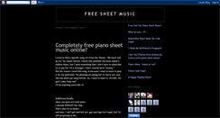 Desktop Screenshot of dailymusicsheets.blogspot.com