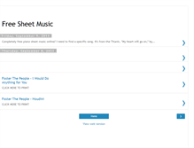 Tablet Screenshot of dailymusicsheets.blogspot.com