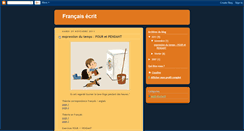 Desktop Screenshot of francais-ecrit.blogspot.com
