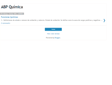 Tablet Screenshot of funciones-quimicas.blogspot.com