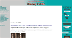 Desktop Screenshot of healingpointsblog.blogspot.com