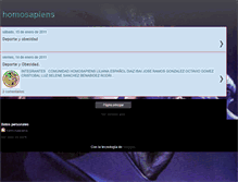 Tablet Screenshot of homosapiensupv10.blogspot.com