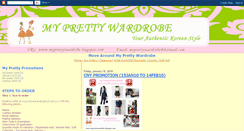 Desktop Screenshot of myprettywardrobepromotions.blogspot.com