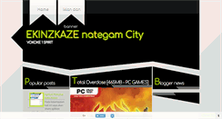 Desktop Screenshot of ekinzkaze.blogspot.com
