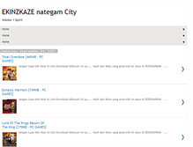 Tablet Screenshot of ekinzkaze.blogspot.com