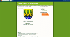 Desktop Screenshot of losviverosdevenezuela.blogspot.com