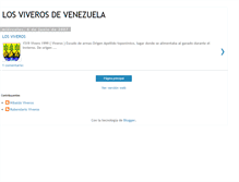 Tablet Screenshot of losviverosdevenezuela.blogspot.com