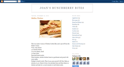 Desktop Screenshot of joansbunchberrybites.blogspot.com