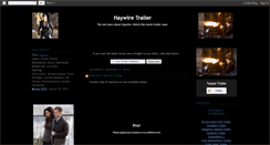 Desktop Screenshot of haywire-movie-trailer.blogspot.com