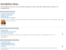Tablet Screenshot of immobilien-news.blogspot.com
