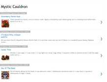 Tablet Screenshot of mysticcauldron.blogspot.com