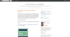 Desktop Screenshot of colliers-insiders.blogspot.com