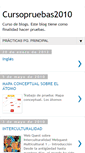 Mobile Screenshot of curso2010pruebas.blogspot.com