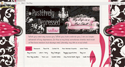 Desktop Screenshot of beingpositivewithadepressivesoul.blogspot.com