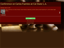 Tablet Screenshot of conferenceoncarlosfuentes.blogspot.com