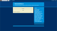 Desktop Screenshot of businesssafetyie.blogspot.com