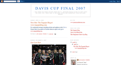 Desktop Screenshot of daviscupfinal2007.blogspot.com