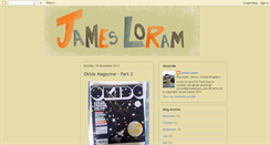 Desktop Screenshot of jamesloram.blogspot.com