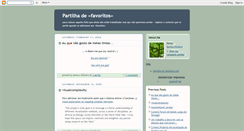 Desktop Screenshot of partilhadefavoritos.blogspot.com