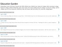 Tablet Screenshot of educationgarden.blogspot.com