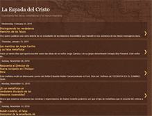 Tablet Screenshot of laespadadelcristo.blogspot.com