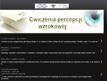 Tablet Screenshot of cwiczeniapercepcjiwzrokowej.blogspot.com