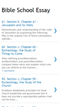 Mobile Screenshot of bibleschoolessay.blogspot.com
