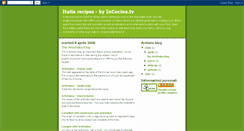 Desktop Screenshot of italiarecipes.blogspot.com