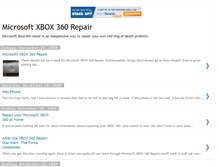 Tablet Screenshot of microsoft-xbox360-repair.blogspot.com