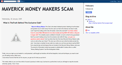 Desktop Screenshot of maverickmoneymakerstruth.blogspot.com