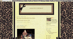 Desktop Screenshot of aggiecowboy.blogspot.com