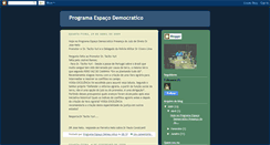 Desktop Screenshot of programaespacodemocratico.blogspot.com