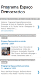Mobile Screenshot of programaespacodemocratico.blogspot.com