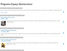 Tablet Screenshot of programaespacodemocratico.blogspot.com