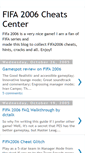 Mobile Screenshot of fifa2006-cheats.blogspot.com