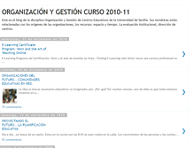 Tablet Screenshot of organizacinygestincurso2008-09.blogspot.com