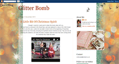 Desktop Screenshot of glitterbomb-blog.blogspot.com