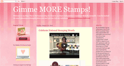 Desktop Screenshot of gimmemorestamps.blogspot.com