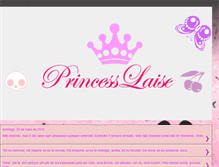 Tablet Screenshot of princesslaise.blogspot.com