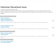 Tablet Screenshot of indonesianeducationalissues.blogspot.com