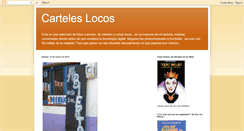 Desktop Screenshot of carteleslocos.blogspot.com